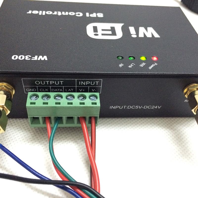 DC5/24V,WF300 Series 2.4GHz WIFI RF Wireless Controller Control Via Smart Phone Tablet PC For Programmable IC Pixel Full Color LED Lighting DC5/24V,WF300 Series 2.4GHz WIFI RF Wireless Controller Control Via Smart Phone Tablet PC For Programmable IC Pixel Full Color LED Lighting